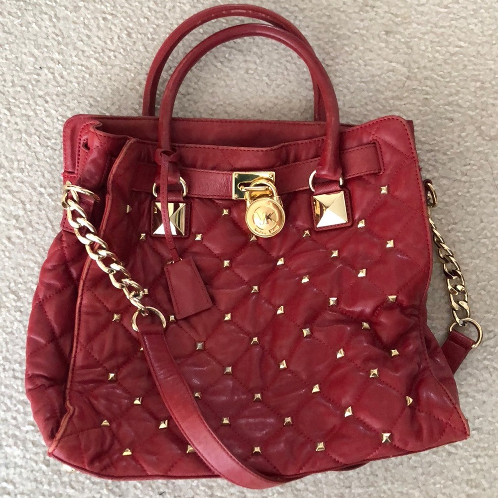 Michael Kors studded Hamilton bag!